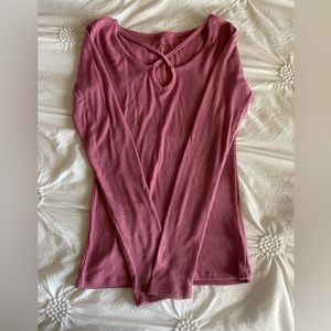 Purple pink long sleeve